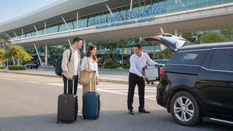 Free airport pickup at Đà Nẵng International Airport